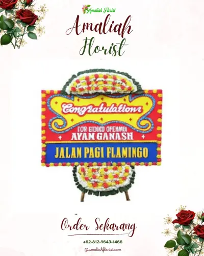 Bunga Papan Congratulation di Pogalan